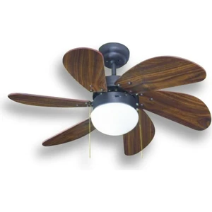 VANTİ-KCF280-AVİIZELİ Ahşap Vantilatör 60 Watt Glstd