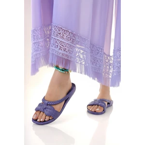 Kadın Terlik Kaydırmaz Su Geçirmez Şık Ev Dışarı Plaj Yazlık Günlük Terlik