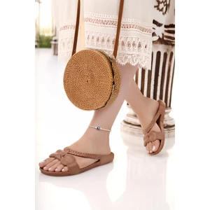 Kadın Terlik Kaydırmaz Su Geçirmez Şık Ev Dışarı Plaj Yazlık Günlük Terlik