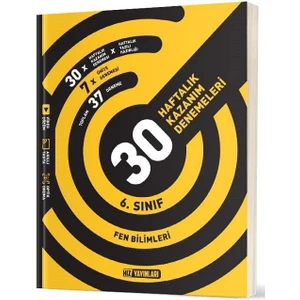 Hız Yayınları 6.sınıf Fen Bilimleri 30 Haftalık Deneme Yeni