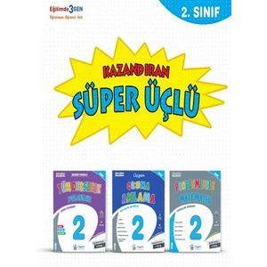Üçgen 2.sınıf - Süper Üçlü - Kazandıran Kitaplar - Yeni