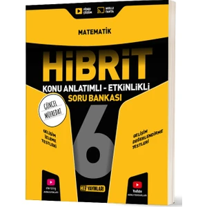 Hız Yayınları 6.sınıf Hibrit Matematık Soru Bankası Yeni