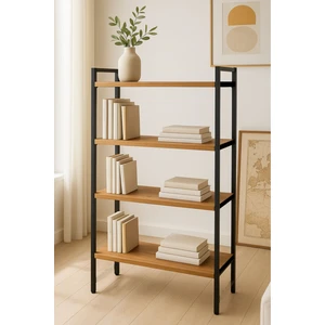 Kitap Yuvası 4 Raflı Metal Raf – Kitaplık, Ayakkabılık, Banyo & Mutfak Düzenleyici