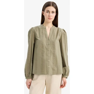 %100 Pamuk Brode Gömlek E6531AX25AU