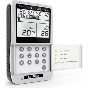 EV-906A Dijital Portatif Ems Tens ve 
fizik Cihazı