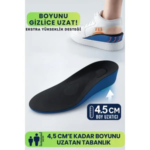 4,5 cm Boy Uzatıcı Tabanlık , Boy Uzatan Tabanlık Gizli Boy Uzatıcı Tabanlık
