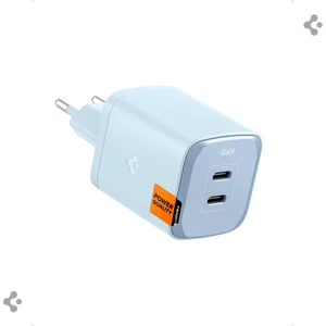 65W USB-C 2 Port Mini Hızlı Şarj Aleti Samsung PPS 2.0 / Isı Düşürücü GaN III Destekli Akım Korumalı Güç Adaptörü iPhone & Android & iPad & MacBook Type-C PE2204 Blue - ACH05165