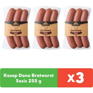 Kasap Dana Bratwurst Sosis 255 g x 3 adet