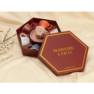 Madame Coco Grand 12 Parça Kahve Fincan Seti