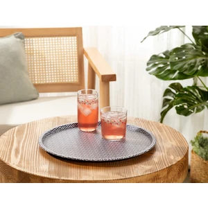 Madame Coco Rêve Bleu Tuyau Yuvarlak Tepsi