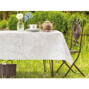 Madame Coco Exorde Pvc Masa Örtüsü - Gri - 140x140 Cm