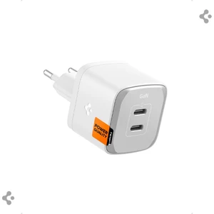 35W USB-C 2 Port Mini Hızlı Şarj Aleti Samsung PPS / Isı Düşürücü GaN III Akım Korumalı PD 3.0 Protokol Güç Adaptörü iPhone & Android & iPad & MacBook Type-C PE2202 White - ACH05146