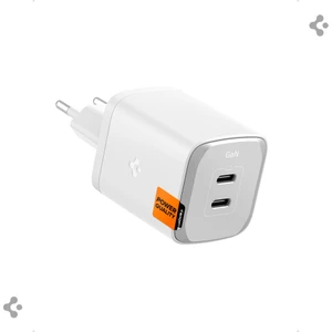 65W USB-C 2 Port Mini Hızlı Şarj Aleti Samsung PPS 2.0 / Isı Düşürücü GaN III Akım Korumalı PD 3.0 Protokol Güç Adaptörü iPhone & Android & iPad & MacBook Type-C PE2204 White - ACH05164