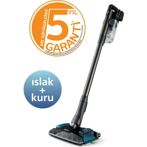 Phılıps 8000 Serisi Aqua Plus Kablosuz Dik Süpürge, 80 dk'ya Kadar Çalışma Süresi, PrecisionPower Başlık, Aqua Plus Başlık, XC8053/01