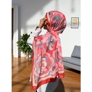 Soft Batik 0343 Kırmızı Şal