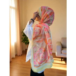 Soft Batik 0343 Pastel Sarı Şal