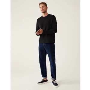 Marks & Spencer Saf Pamuklu Uzun Kollu T-Shirt