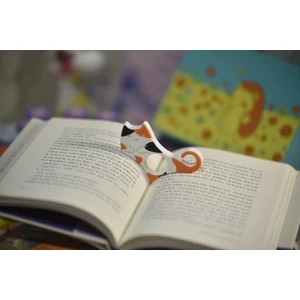 Kedi Tasarımlı Kitap Tutucu Yüzük | Sayfa Açık Tutucu | Okuma Yardımcısı | Parmak Sayfa Sabitleyici