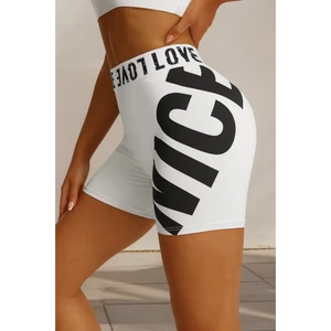 Ghassy Co. Yüksek Bel Kadın Spor Şortu Esnek Şekillendirici Karın Toparlıyıcı Nefes Alabilir Spor Şort