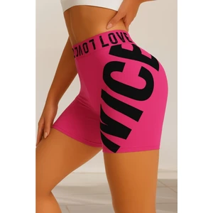 Ghassy Co. Yüksek Bel Kadın Spor Şortu Esnek Şekillendirici Karın Toparlıyıcı Nefes Alabilir Spor Şort