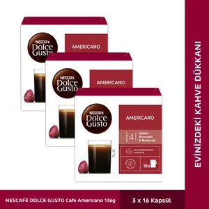 Dolce Gusto Coffee Americano 16 Kapsül x 3 Paket