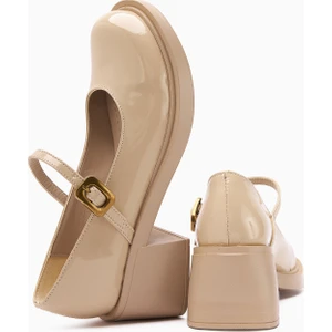 Mirka Bej Rugan Bantlı Kadın Loafer Ayakkabı