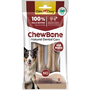 GimDog Chew Bones Press Köpek Çiğneme Kemiği 5,5'' 120 Gr 2li Naturel