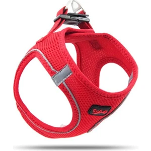 Tailpetz Air-Mesh Harness Köpek Göğüs Tasması 3XSmall Kırmızı