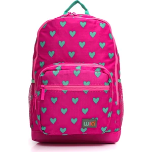 Kids Kalp Desenli 4 Bölmeli Ilkokul Çantası