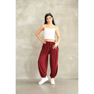 Modal Kumaş Dökümlü Şalvar Pantolon