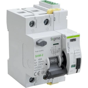 Kaçak Akım Koruma Rölesi 2p 40A 30MA + SCRC03 Otomatik Yeniden Kurma Ünitesi