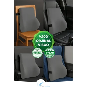 Visco Bel Yastığı Sırt Minderi Ortopedik Bel Minderi Ortopedik Sırt Yastığı %100 Visco Destek Minder