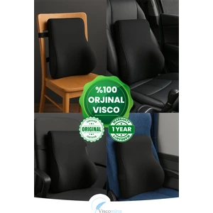 Visco Bel Yastığı Sırt Minderi Ortopedik Bel Minderi Ortopedik Sırt Yastığı %100 Visco Destek Minder