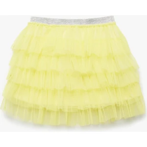 Katlı Lastik Detaylı Tütü Etek