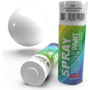 Mxs Sprey Boya 400 ml Parlak Beyaz