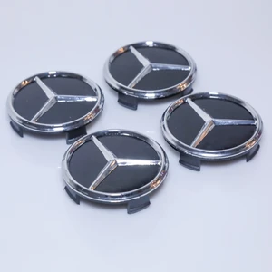 75 mm siyah Jant Göbeği – Yıldız Logolu Uyumlu Tasarım (4'lü Set) W204 / W205, W212, Cla, Gla, Glc Vb. Jant Tipiyle Benzer Ölçülerde⚠️ Görseller temsili olup, detaylar açıklamada verilmiştir.