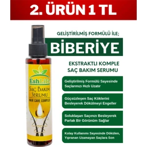 ESH LİFE Biberiye Ekstraktlı Saç Serumu 125 ml – Saç bakım serumu & Hızlı Uzama Etkili
