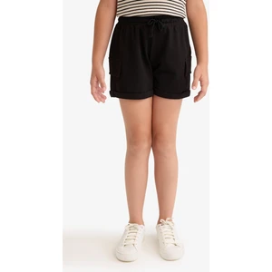 Kız Çocuk Kargo Cep Şort B0258A825HS