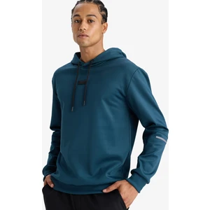 DeFactoFit Standart Fit Kapüşonlu Sporcu Sweatshirt D3736AX24WN
