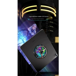 Mage Safe Özellikli Tablet Soğutucu Fan Coller Isı Göstergeli