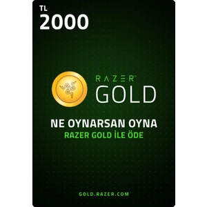 Gold 2000 TL Dijital Oyun Kredisi ile Yüzlerce Oyun İçin Ödeme Yapın