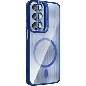 Samsung Galaxy A36 Kamera Lens Hediyeli Çerçeve Entegre Standlı Magsafe Şarj Özellikli Keep Kapak Kılıf