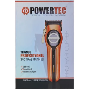 TR- 6900 Profesyonel USB Type- C Şarj Girişli Saç Tıraş Makinesi