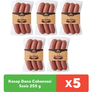 Kasap Dana Cabanossi Sosis 255 g x 5 adet
