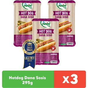 Hotdog Dana Sosis 295 g x 3 Adet
