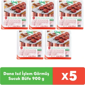Dana Isıl İşlem Görmüş Sucuk Büfe 900 g x 5 adet