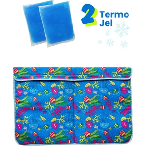 Serinletici Köpek Minderi 70×50 CM - 2 Jel Dahil Su Geçirmez ve Katlanabilir Kumaş