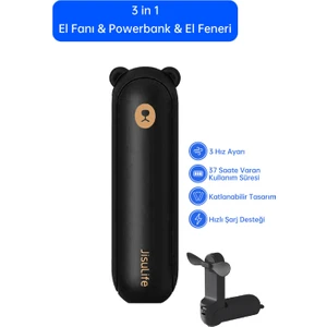 Handheld Fan Life8 Plus Katlanabilir El Fanı 4500MAH