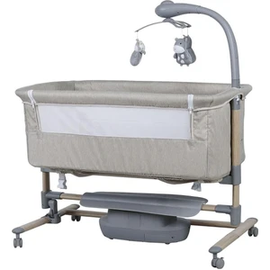 Carmela Elektrikli Anne Yanı Beşik Alüminyum Tekerlekli Dönence Özellikli Konforlu Tasarım