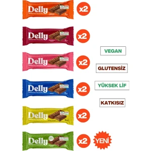Çikolata Kaplı - Meyveli Bar Karışık Kutu 35g X 12 Adet